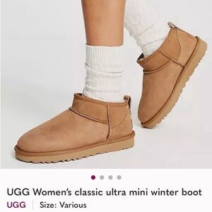 UGG Women's Classic Ultra Mini Boot - Chestnut